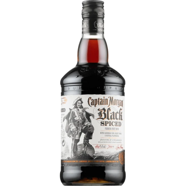 Rom Captain Morgan Black Spiced 40% Alc. 0.7l